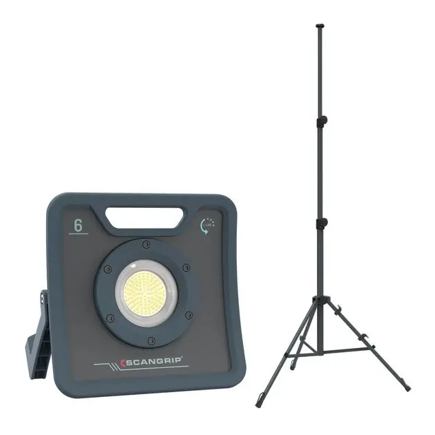 Прожектор переносной 6000 lumen NOVA 6 + TRIPOD 3M  for Life SCANGRIP, фото  | SNABZHENIE.com.ua