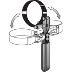 Ключ для масляного фильтра VOREL 73-85 мм (VO-57612), фото , изображение 4 | SNABZHENIE.com.ua