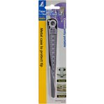 Конусная линейка для измерений зазоров, щуп SHINWA (Япония) 1-15 мм нержавеющая сталь с протектором и зажимом, фото , изображение 10 | SNABZHENIE.com.ua