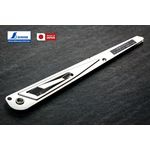 Конусная линейка для измерений зазоров, щуп SHINWA (Япония) 1-15 мм нержавеющая сталь с протектором и зажимом, фото , изображение 2 | SNABZHENIE.com.ua