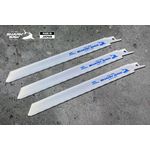 Набор полотен по металлу и пластику 200мм TAKAGI (Япония) HSS Сobalt для сабельных пил 0,9 мм 14 TPI, 3шт., фото  | SNABZHENIE.com.ua