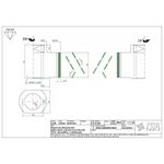 Фреза насадная D=100 I=45/61 d=30+2CH Z=3+3 (18) H4,5 RH TYP A, фото , изображение 2 | SNABZHENIE.com.ua