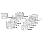 Набор насадных фрез D=120 I=40 F=50 RPM=4800-7400 MEC ALU, фото , изображение 3 | SNABZHENIE.com.ua Набор насадных фрез D=120 I=40 F=50 RPM=4800-7400 MEC ALU, фото , изображение 3 | SNABZHENIE.com.ua