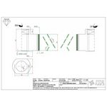 Фреза насадная D=100 I=45/61 d=30+2CH Z=3+3 (18) H4,5 RH TYP A, фото , изображение 3 | SNABZHENIE.com.ua