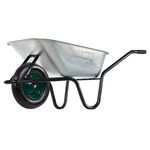 Тачка садово-строительная MASTERTOOL D-1SE одноколесная 85 л/150 кг колесо пневматическое с камерой PN 3.5х8 Ø, фото  | SNABZHENIE.com.ua