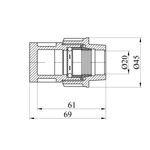 Заглушка ПЭ SantehPlast 20 мм, фото  | SNABZHENIE.com.ua