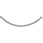 Шланг водопровідний з опліткою з нерж сталі FALA l= 400 мм, Ø= 8/12, з'єднання F-1/2" х M-3/8" 1 МПа, фото  | SNABZHENIE.com.ua