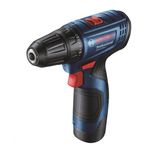 Bosch Набір із двох акумуляторних інструментів 12В, дриль-шурупокрут GSR 120-LI, гайковерт ударний GDR 120-LI, акб 2х2А•год, кейс, фото , изображение 4 | SNABZHENIE.com.ua