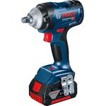 Bosch Гайкокрут Professional GDS 18V-400 акум, 400 Нм, 0-2500 об/хв, валіза, зажим квадрат, 1.25 кг, без АКБ та ЗП, фото , изображение 3 | SNABZHENIE.com.ua