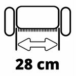 Einhell Аератор-скарифікатор акумуляторний GC-SC 18/28 Li-Solo 18В 28см ножи 12шт 6.65кг (без АКБ та ЗП), фото , изображение 6 | SNABZHENIE.com.ua