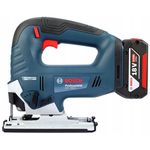 Bosch Лобзик GST 185-LI, акумуляторний 18В, Акб 4Аг, 0-3500 об/хв, хід 26мм, кейс, 2кг, фото , изображение 4 | SNABZHENIE.com.ua