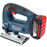 Bosch Лобзик GST 185-LI, акумуляторний 18В, Акб 4Аг, 0-3500 об/хв, хід 26мм, кейс, 2кг, фото , изображение 5 | SNABZHENIE.com.ua