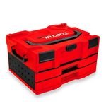 Ящик для инструмента модульный 3 секции 456x372x250мм (пластик) TOPTUL TBCE0202, фото  | SNABZHENIE.com.ua Ящик для инструмента модульный 3 секции 456x372x250мм (пластик) TOPTUL TBCE0202, фото  | SNABZHENIE.com.ua