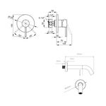 Комплект для умывальника Qtap Spring Chrome: Смеситель QTSPRCRM 0101 +  излив QTVYT246CRM45930, фото , изображение 2 | SNABZHENIE.com.ua