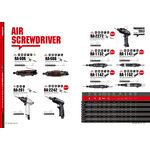 Mighty Seven Пневмовикрутка 1/4" 1-3Нм 1700об/хв, фото , изображение 2 | SNABZHENIE.com.ua