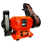 GTM Точило 150мм 250Вт 230В NBG150/50F 150*20*12.7 Шліфстрічка 50*686, фото  | SNABZHENIE.com.ua