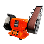 GTM Точило 150мм 250Вт 230В NBG150/50F 150*20*12.7 Шліфстрічка 50*686, фото , изображение 2 | SNABZHENIE.com.ua