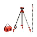 Нівелір опт авто-налаш. з штатив і рейк YATO об'єкт Ø= 38мм, крат- 32Х радіус- 1-55 м, точн- 1мм/30м, фото  | SNABZHENIE.com.ua