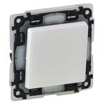 Legrand Перемикач Valena LIFE, 10АХ, 250V, автоматичні клеми, IP44, білий, фото  | SNABZHENIE.com.ua