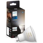 Philips Hue Лампа розумна GU10, 5W(50Вт), 2200K-6500K, Tunable white, ZigBee, Bluetooth, димування, фото  | SNABZHENIE.com.ua