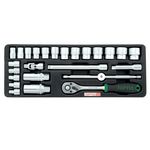 Набор инструмента 3/8" 25 ед. в ложементе TOPTUL (GCAT2501), фото  | SNABZHENIE.com.ua