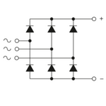 Трифазний діодний міст RADD PTS-72/6/3+T, фото , изображение 3 | SNABZHENIE.com.ua