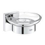 Мыльница с держателем Grohe QuickFix Start Cube 41096000, фото  | SNABZHENIE.com.ua
