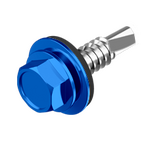 Stitcher Гвинт 4,8х19 RAL5005 (сигнальний синій) з'єднувач металевих листів до 1 мм, фото  | SNABZHENIE.com.ua