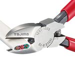 Мини диагональные кусачки бокорезы 125 мм TAJIMA  Premium (Япония) CrV, изогнутые губки, универсальные, фото , изображение 2 | SNABZHENIE.com.ua