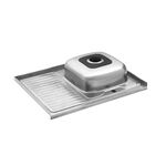 Кухонная мойка Kroner KRP Polierte 6080R, накладная, 0,6 мм, фото , изображение 5 | SNABZHENIE.com.ua