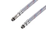 Гибкая подводка для смесителя Kroner KRM 1/2хМ10 ВН 40 см, ПВХ, фото , изображение 3 | SNABZHENIE.com.ua