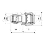 Редукционная муфта ПЭ SPT 32х20 мм, фото , изображение 2 | SNABZHENIE.com.ua