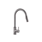 Смеситель кухонный с выдвижным изливом Kroner KRP Edelstahl сенсорный, фото  | SNABZHENIE.com.ua