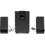 Акустична система MICROLAB M-100 2.1, 10W, mini-jack, чорний, фото , зображення 3 | SNABZHENIE.com.ua