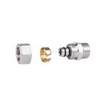 Переходник обжимной SD Plus 16х1/2" НР SD154W1615, фото , изображение 3 | SNABZHENIE.com.ua