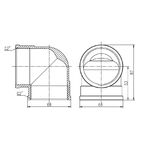 Уголок SD Forte 2" ВВ SF36850, фото , зображення 2 | SNABZHENIE.com.ua