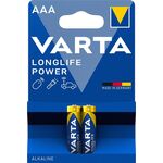 Батарейка Varta Longlife Power лужна AAA блістер, 2 шт, фото  | SNABZHENIE.com.ua