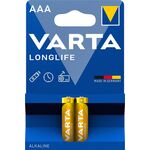Батарейка Varta Longlife лужна AAA блістер, 2 шт, фото  | SNABZHENIE.com.ua