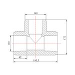 Тройник PPR Blue Ocean 110, фото , изображение 2 | SNABZHENIE.com.ua