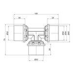 Тройник пресс Icma 32х32х32 №406, фото , зображення 2 | SNABZHENIE.com.ua