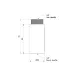 Удлинитель SD Plus 60х3/4" хром SD1302060, фото , зображення 2 | SNABZHENIE.com.ua