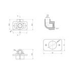 Уголок PPR Blue Ocean настенный 20х1/2", 90° ВР, фото , изображение 2 | SNABZHENIE.com.ua