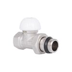 Кран радиаторный SD Forte Powerful 1/2" с антипротечкой прямой SF231W15, фото , изображение 3 | SNABZHENIE.com.ua