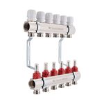 Коллектор с расходомерами SD Plus 1, 6 выходов SD235W6, фото , изображение 3 | SNABZHENIE.com.ua