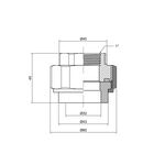 Сгон "Американка" PPR Thermo Alliance 32х1" ВР, фото , зображення 2 | SNABZHENIE.com.ua