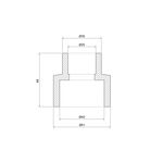 Муфта PPR Thermo Alliance 40х25, фото , изображение 2 | SNABZHENIE.com.ua