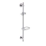 Штанга для душа Qtap 003 с мыльницей и держателем, фото  | SNABZHENIE.com.ua