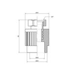Муфта PPR Thermo Alliance с накидной гайкой 25х3/4", фото , изображение 2 | SNABZHENIE.com.ua