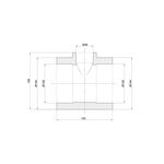 Тройник PPR Thermo Alliance 110х50х110, фото , изображение 2 | SNABZHENIE.com.ua