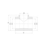Тройник PPR Thermo Alliance 110х90х110, фото , зображення 2 | SNABZHENIE.com.ua